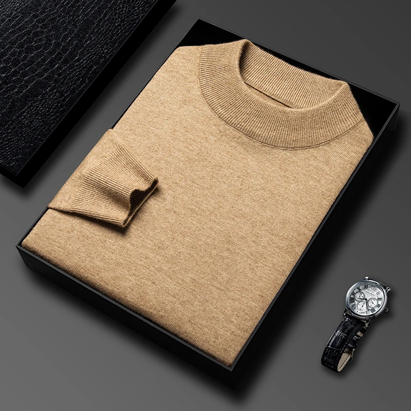 Streetwear Brands - Hälfte Rollkragen Strickwaren Pullover Neue Herbst/Winter