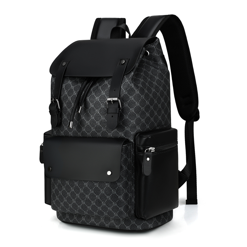 Streetwear Brand Backpack - Rucksack mit Blumenmuster für Herren, Luxus-Markendesign,
