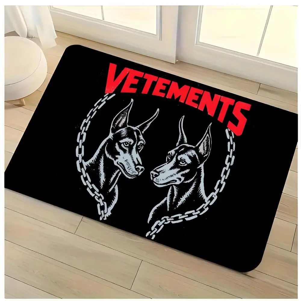 Streetwear Brand Rugs - Luxuriöse Streetwear-Modemarke V-Vetements Fußmatte, waschbare, saugfähige