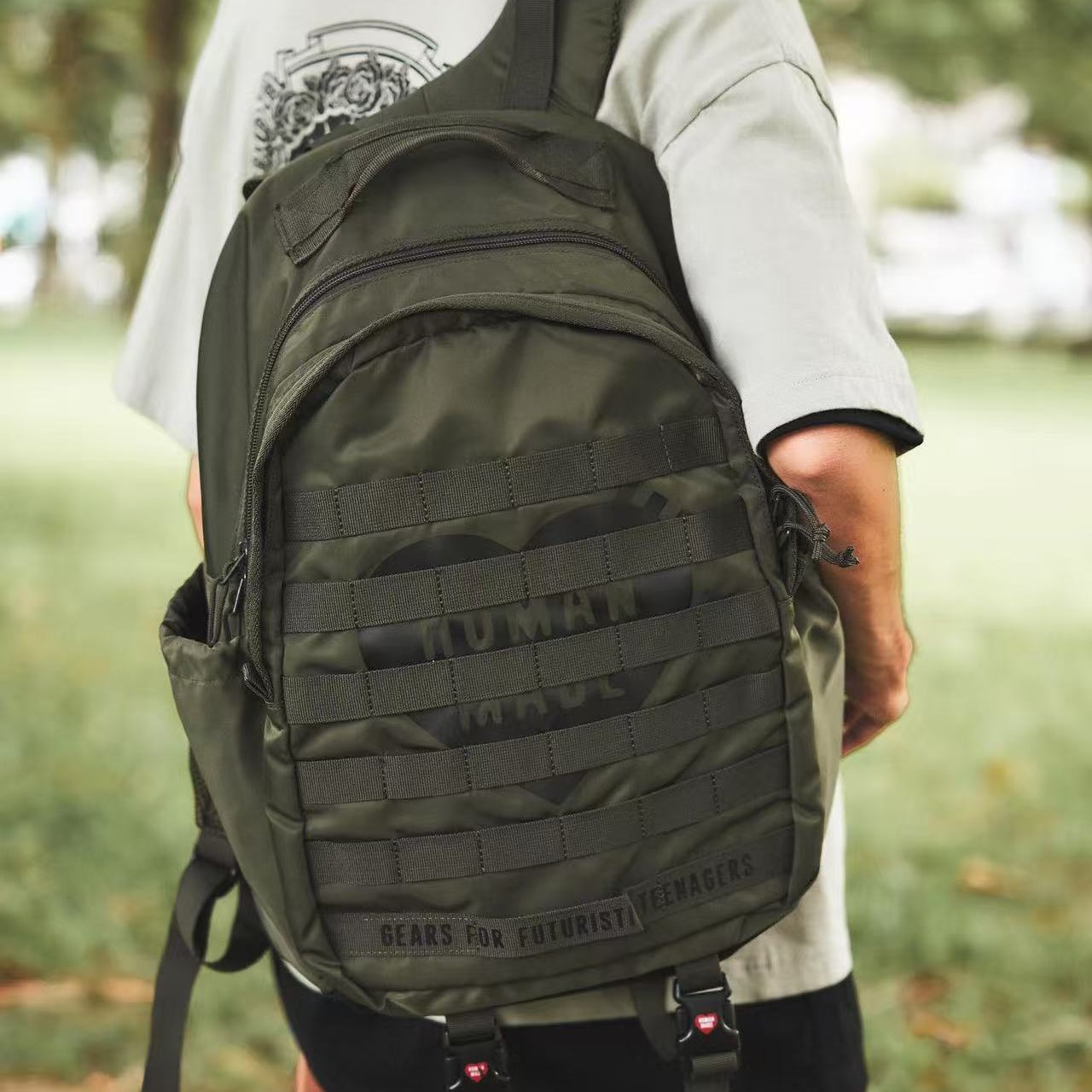 HUMAN MADE Militärrucksack, tr – Streetwear Brand Backpack Bewertung und Preis
