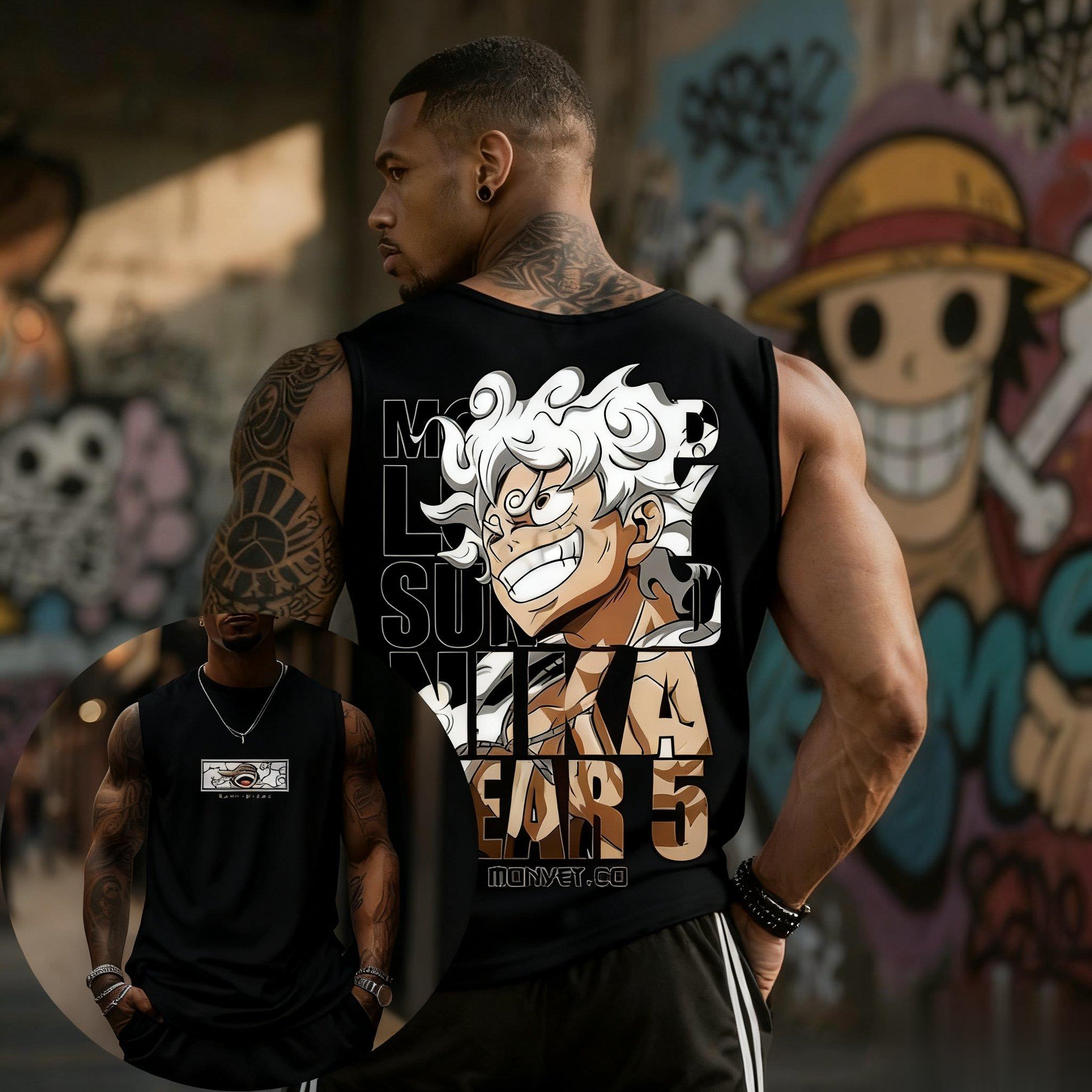 One Piece Ruffy Gear 5 Tank To – Streetwear Brand Japan Bewertung und Preis