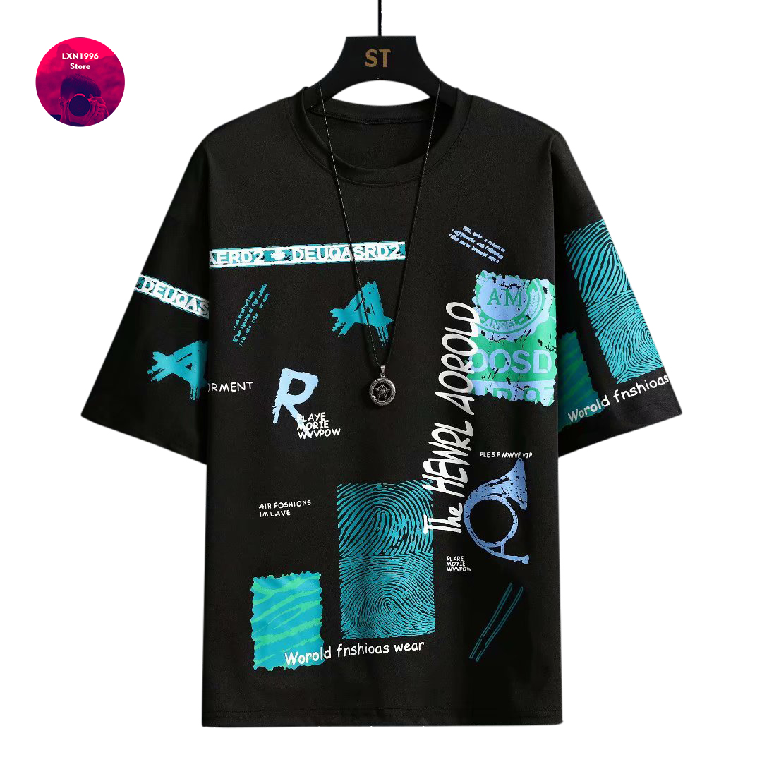 Männer Harajuku Graphic Schwar – Streetwear Brand Japan Bewertung und Preis